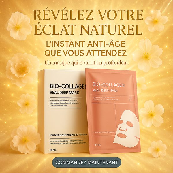 Dites Adieu aux Rides🌟 : Le Masque Collagène Anti-Âge Incontournable💆‍♀️